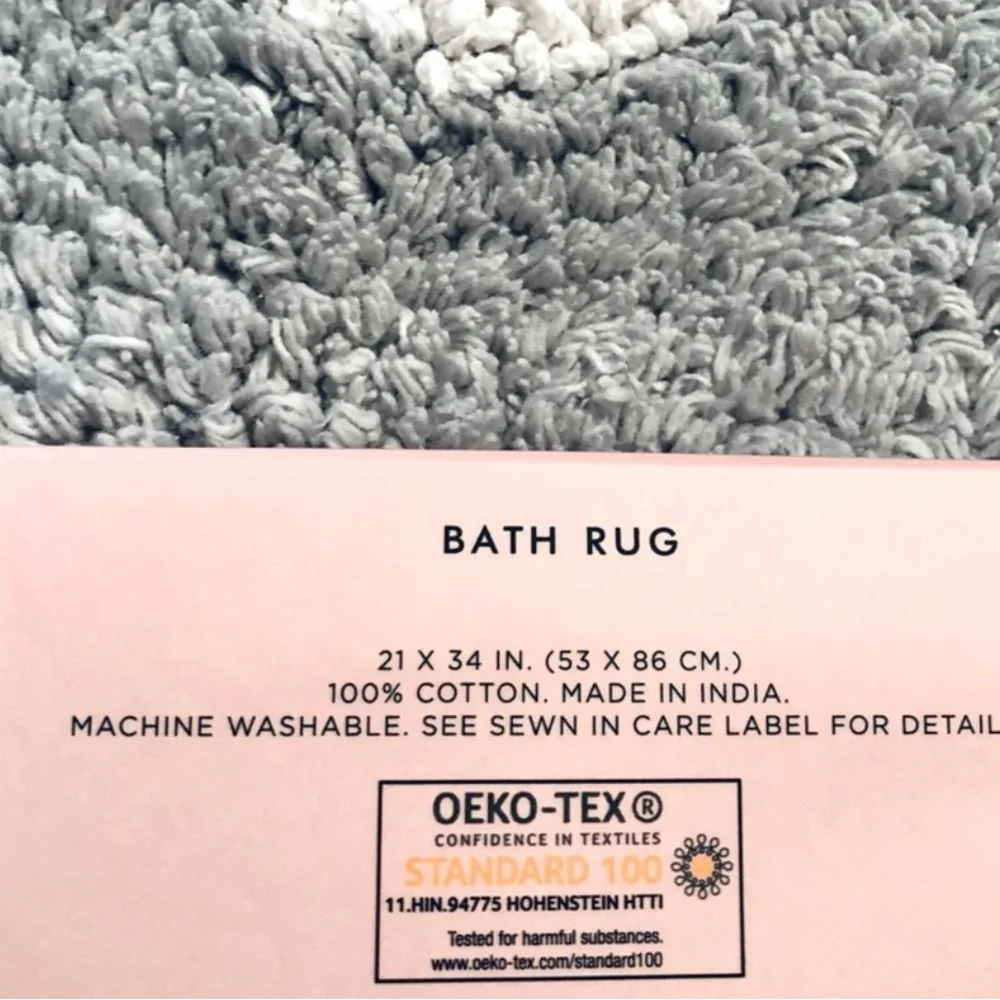 Kate spade polka dot bath rug